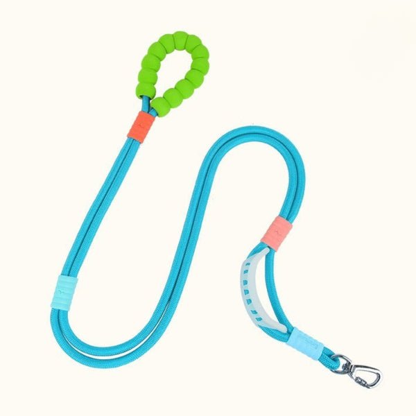 Laisse en Corde Résistante pour Chien avec Poignée en Mousse – 1,5 m